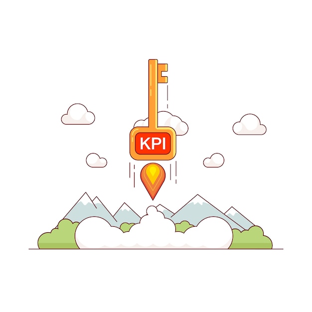 Concept De Croissance Kpi