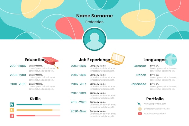 Concept De Cv En Ligne