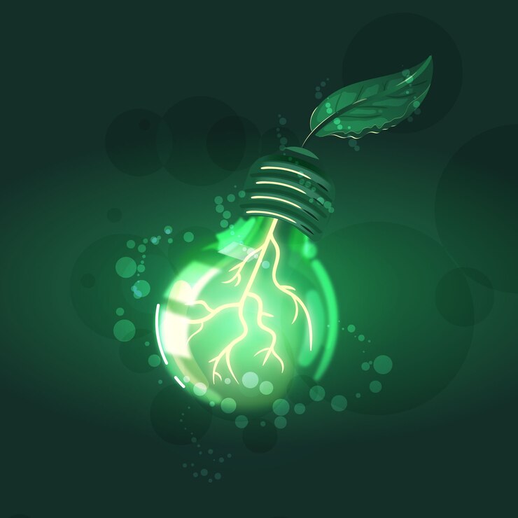 Vecteur gratuit concept d'écologie technologique