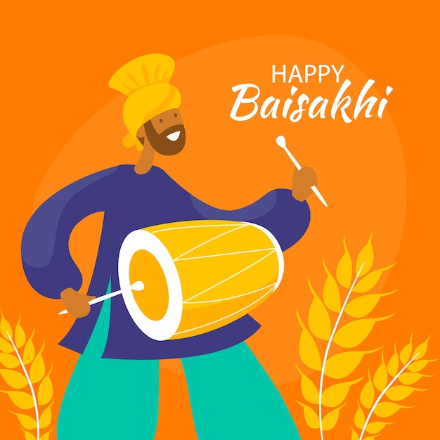 Concept D'événement Heureux Baisakhi