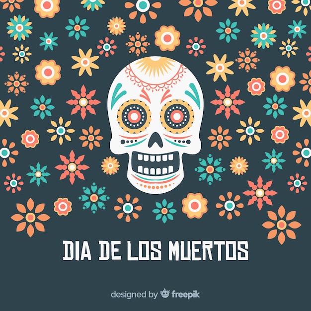 Concept De Fond De Dia De Muertos