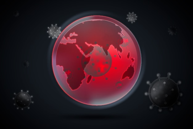 Concept De Globe De Coronavirus