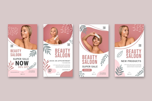 Concept D'histoires De Salon De Beauté