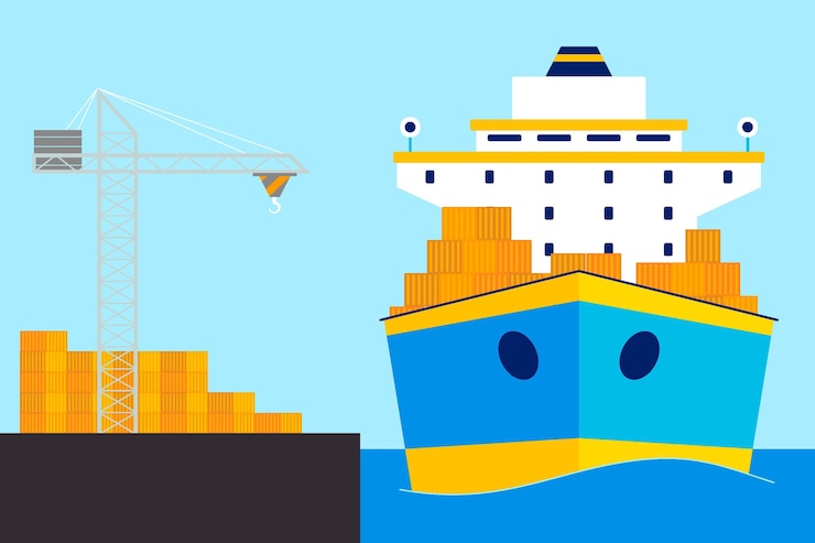 Vecteur gratuit concept d'importation dessiné à la main