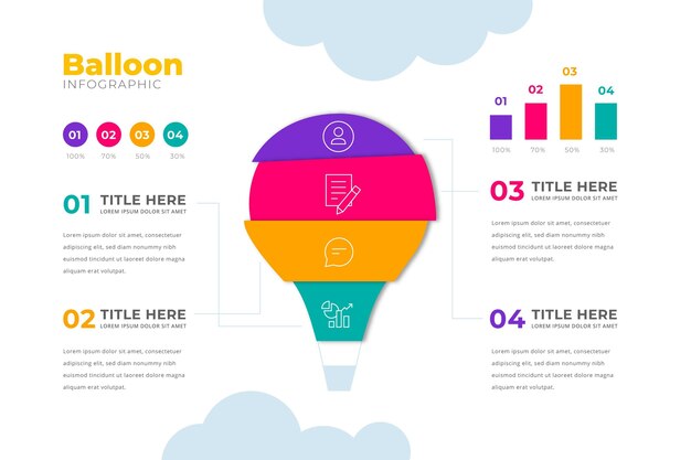 Concept D'infographie De Ballon