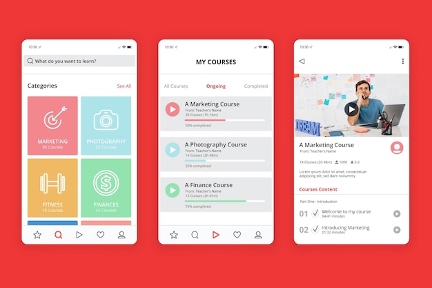 Concept D'interface D'application De Cours