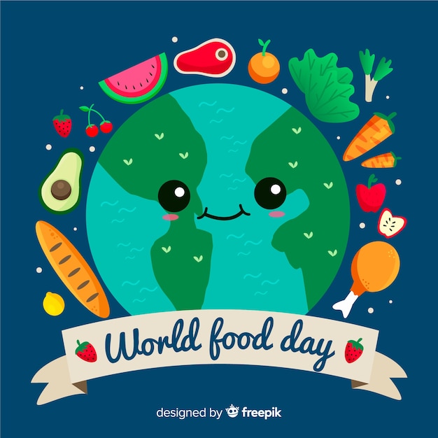 Vecteur gratuit concept de la journée mondiale de l'alimentation