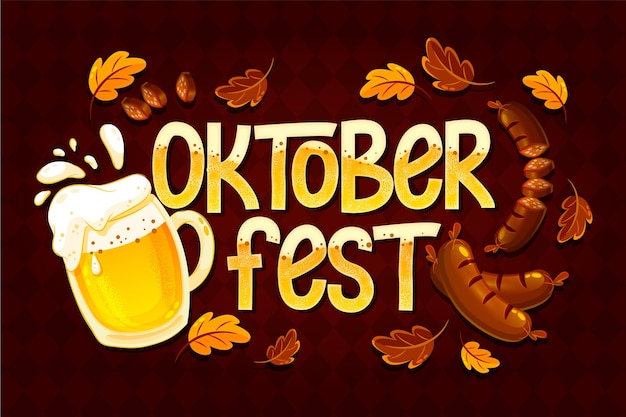 Concept De Lettrage Oktoberfest