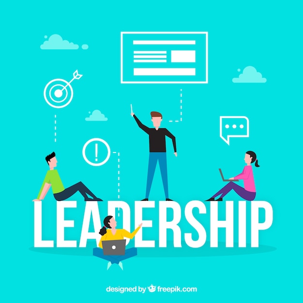 Concept De Mot De Leadership | Vecteur Gratuite