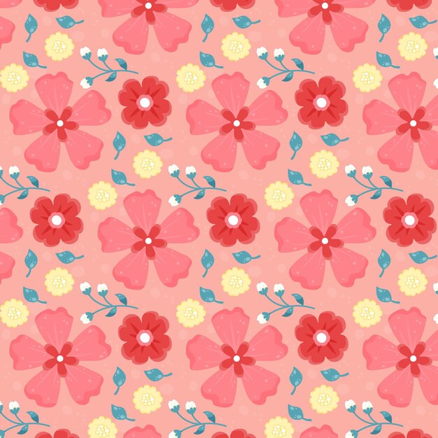 Concept de motif floral