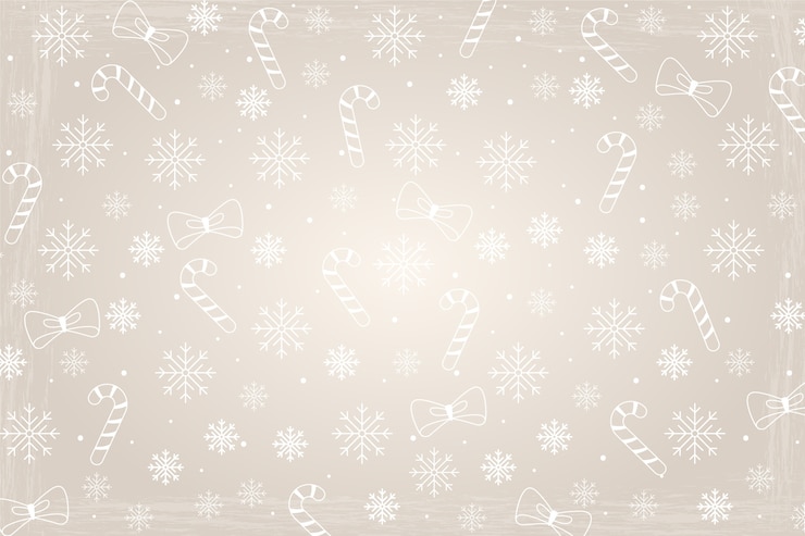 Vecteur gratuit concept de noël avec fond vintage