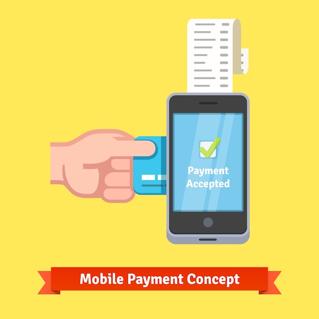 Concept De Paiement Mobile