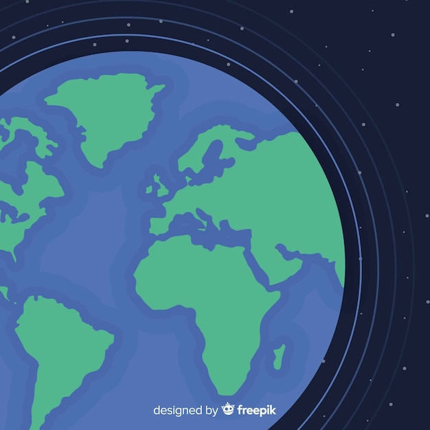 Vecteur gratuit concept de la planète terre