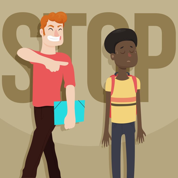 Vecteur gratuit concept de racisme
