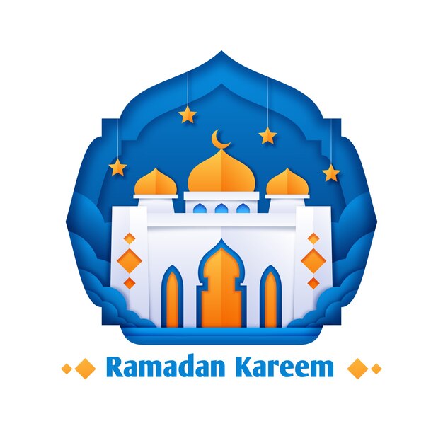 Concept De Ramadan Au Design Plat