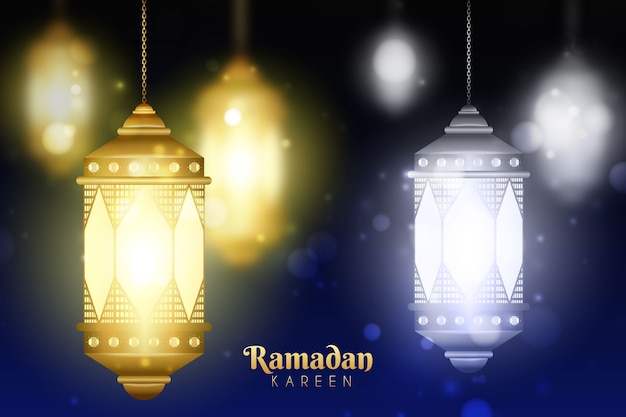 Vecteur gratuit concept de ramadan réaliste