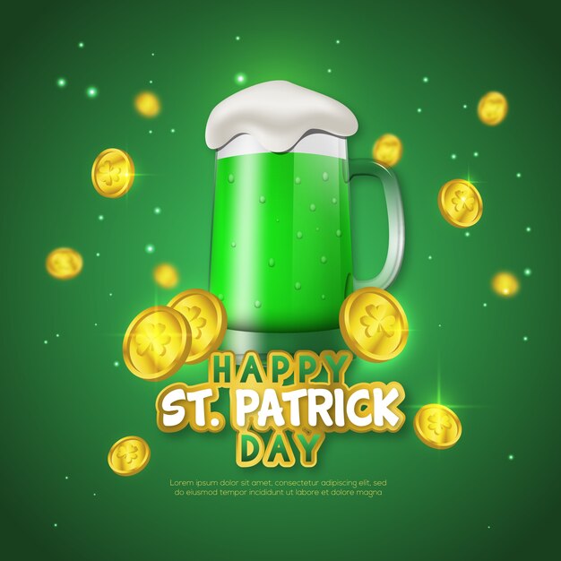 Concept réaliste de st patricks day