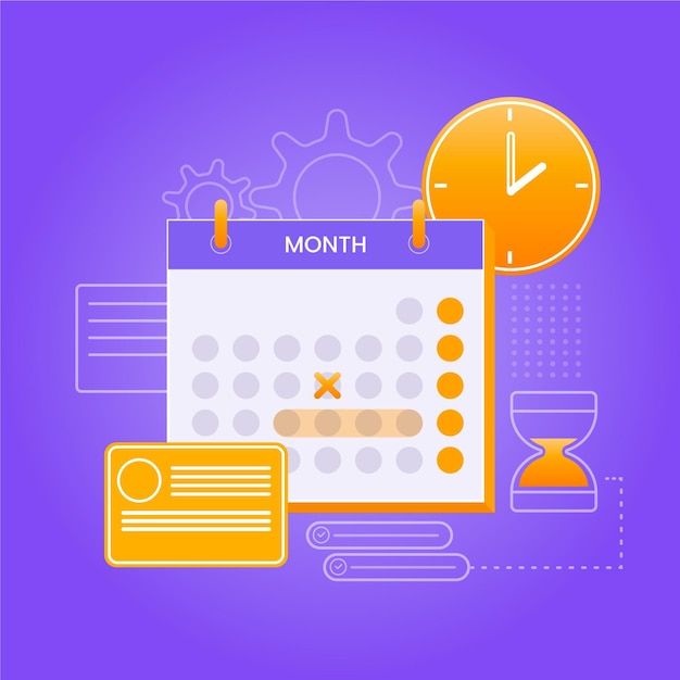 Concept De Réservation De Rendez-vous Avec Calendrier