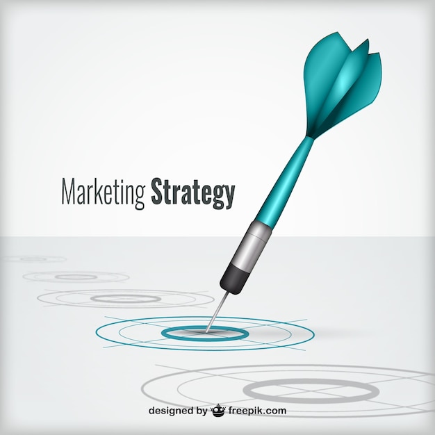 Vecteur gratuit concept de stratégie de marketing