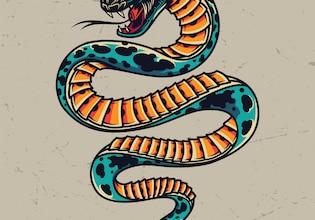 illustration de serpent