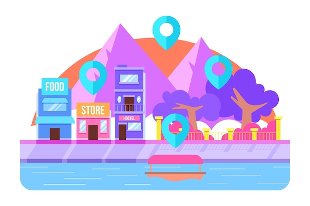 Concept de tourisme local