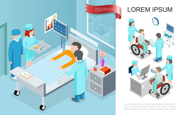 Concept De Traitement Médical Isométrique