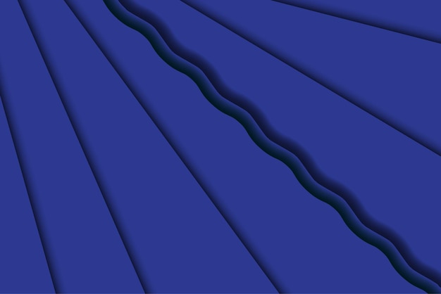 Conception abstraite de dégradé bleu foncé. motif de bandes diagonales. vecteur