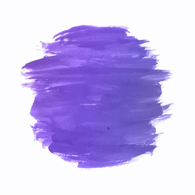 Conception abstraite de pinceau aquarelle violet