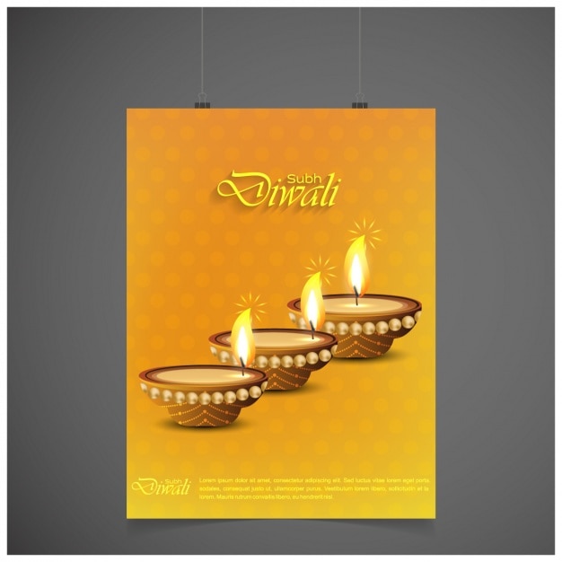 Conception De L'affiche Diwali