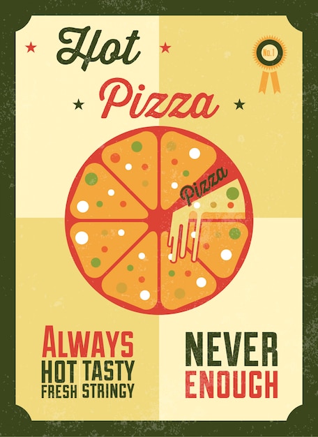 Conception De L'affiche De Pizza