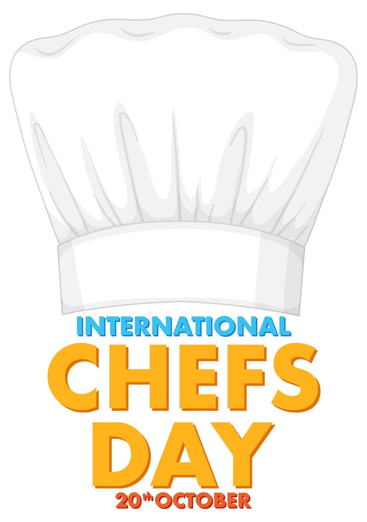 Vecteur gratuit conception d'affiche pour la journée internationale des chefs