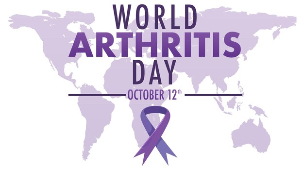 Conception d'affiche pour la Journée mondiale de l'arthrite