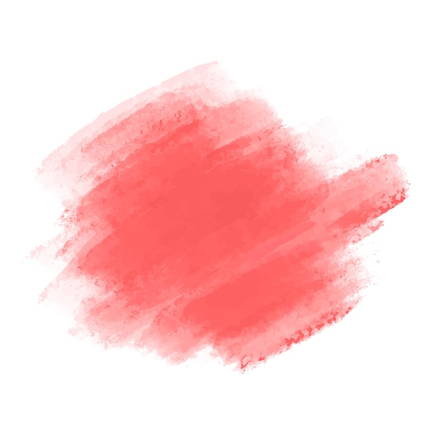 Vecteur gratuit conception aquarelle de coup de pinceau rose