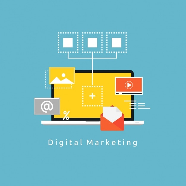 Vecteur gratuit la conception d&#39;arrière-plan de marketing