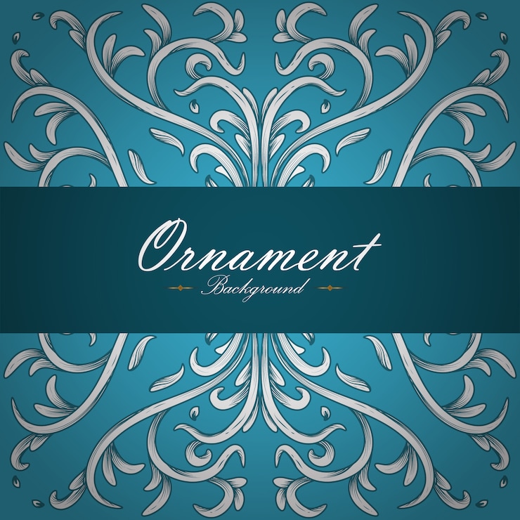Vecteur gratuit conception d'arrière-plan ornemental