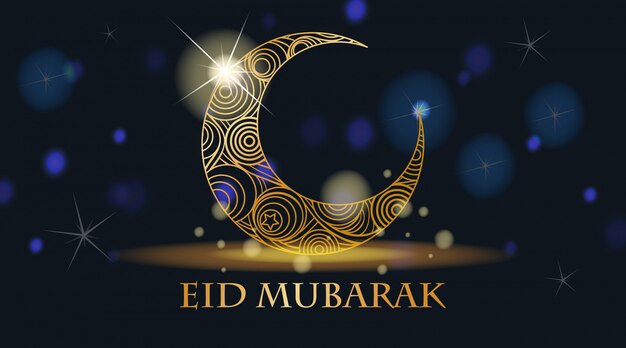 Conception d'arrière-plan pour le festival musulman Eid Mubarak