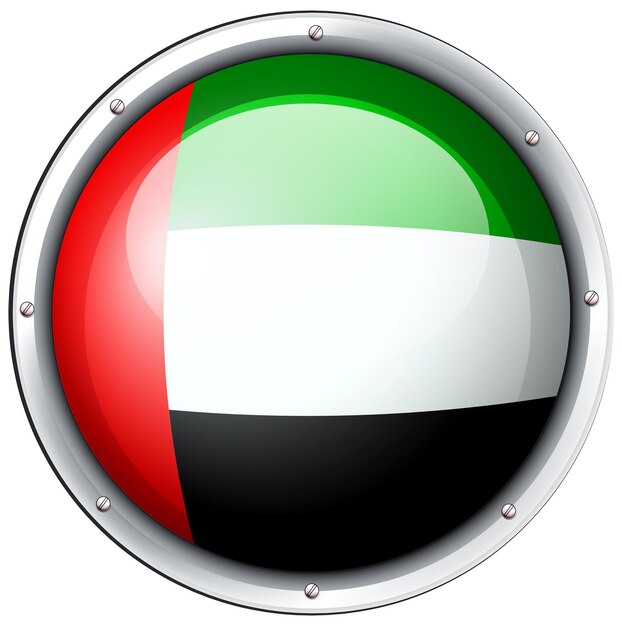 Conception de badge pour les Emirats Arabes Unis