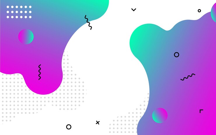 Vecteur gratuit conception de bannière abstraite liquide fond en forme de vecteur fluide modèle graphique moderne modèle de bannière pour les médias sociaux et les sites web