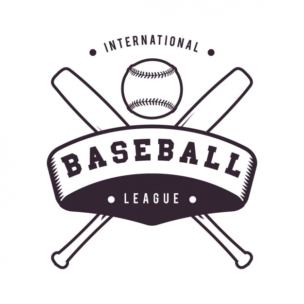 Vecteur gratuit la conception de base-ball logo de modèle