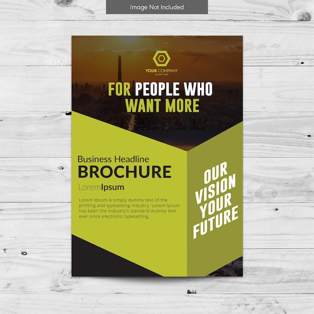 Vecteur gratuit conception de brochure commerciale futuriste