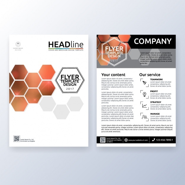 Conception de brochure commerciale