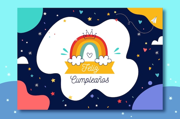 Conception De Cartes De Joyeux Anniversaire Vecteur Gratuite Conception De Cartes De Joyeux Anniversaire Vecteur Gratuite