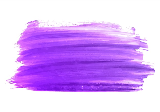 Conception de couleur de trait de pinceau violet abstrait