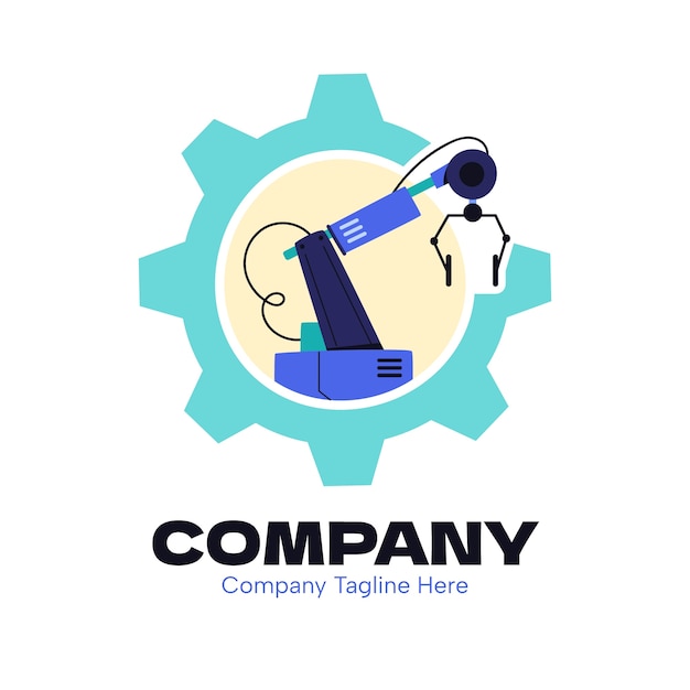 Conception du logo de l'industrie 4.0