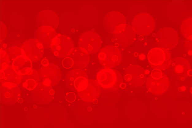 Conception De Fond Abstrait Bokeh Rouge