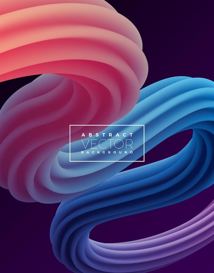 Vecteur gratuit conception de fond couleur liquide coloré moderne vector illustration artistique fluide futuriste