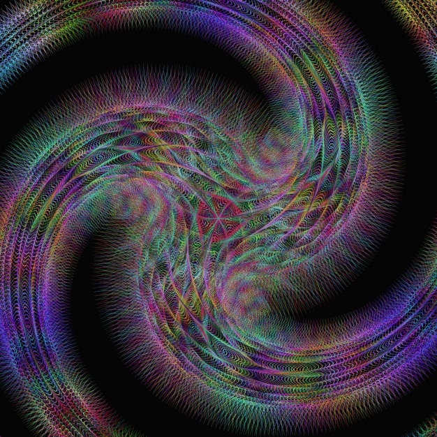 Vecteur gratuit conception de fond fractale