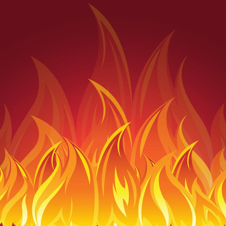 conception de fond d&#39;incendie