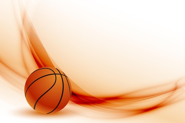 Vecteur gratuit conception de fond de ligue de match de basket-ball de style sportif