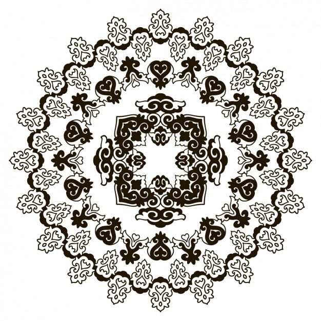 Vecteur gratuit conception de fond mandala